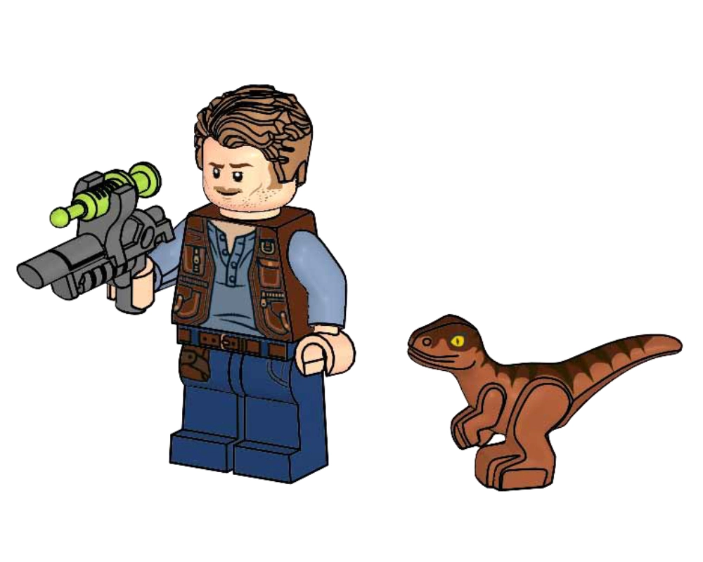 LEGO 121904 Owen with Baby Raptor