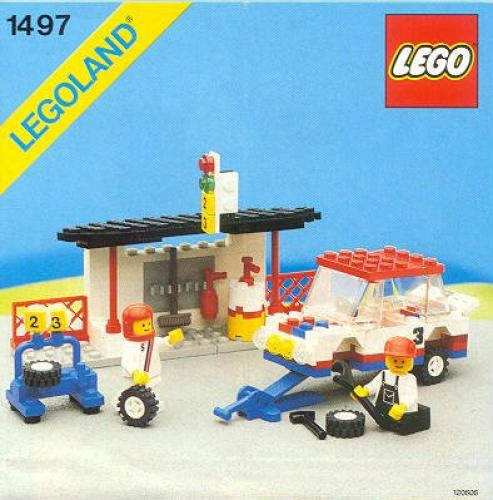 LEGO 1497 Rally and Pitcrew Team