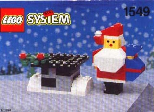 LEGO 1549 Santa and Chimney