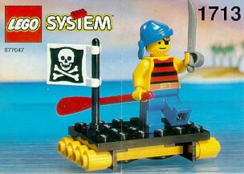 LEGO 1713 Shipwrecked Pirate