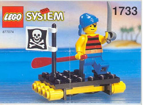 LEGO 1733 Shipwrecked Pirate