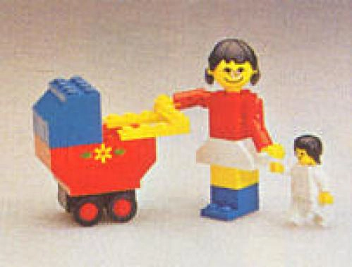 LEGO 208 Mother with Baby Carriage