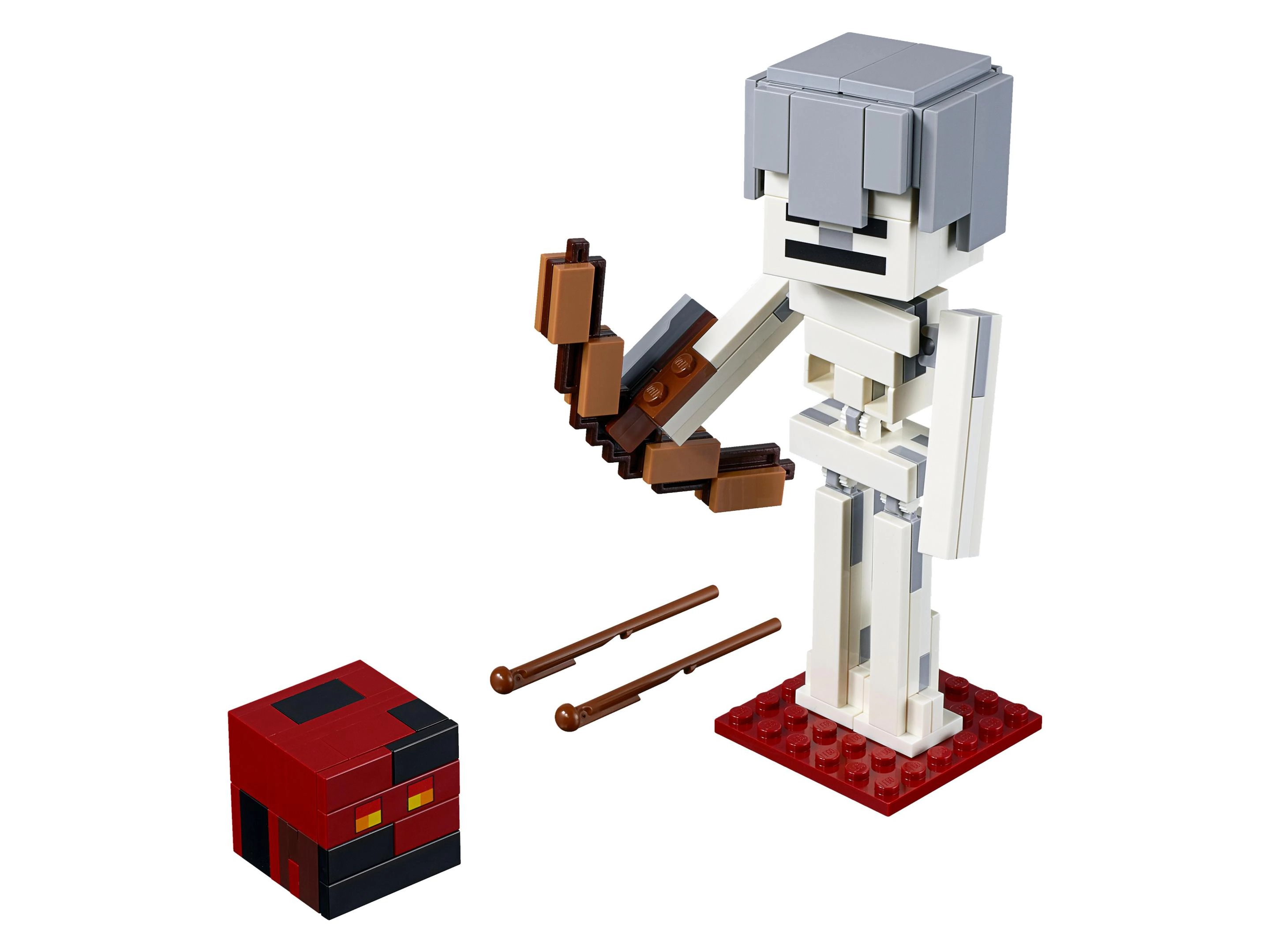 LEGO 21150 Minecraft Skeleton BigFig with Magma Cube