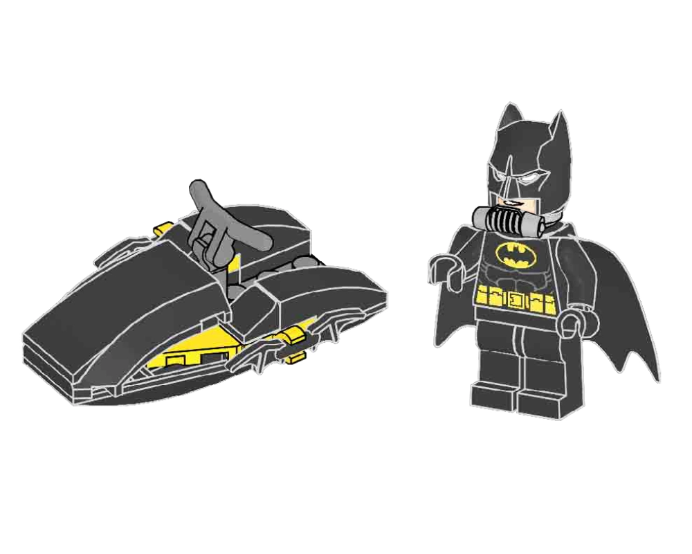 LEGO 212224 Batman on Jet Boat