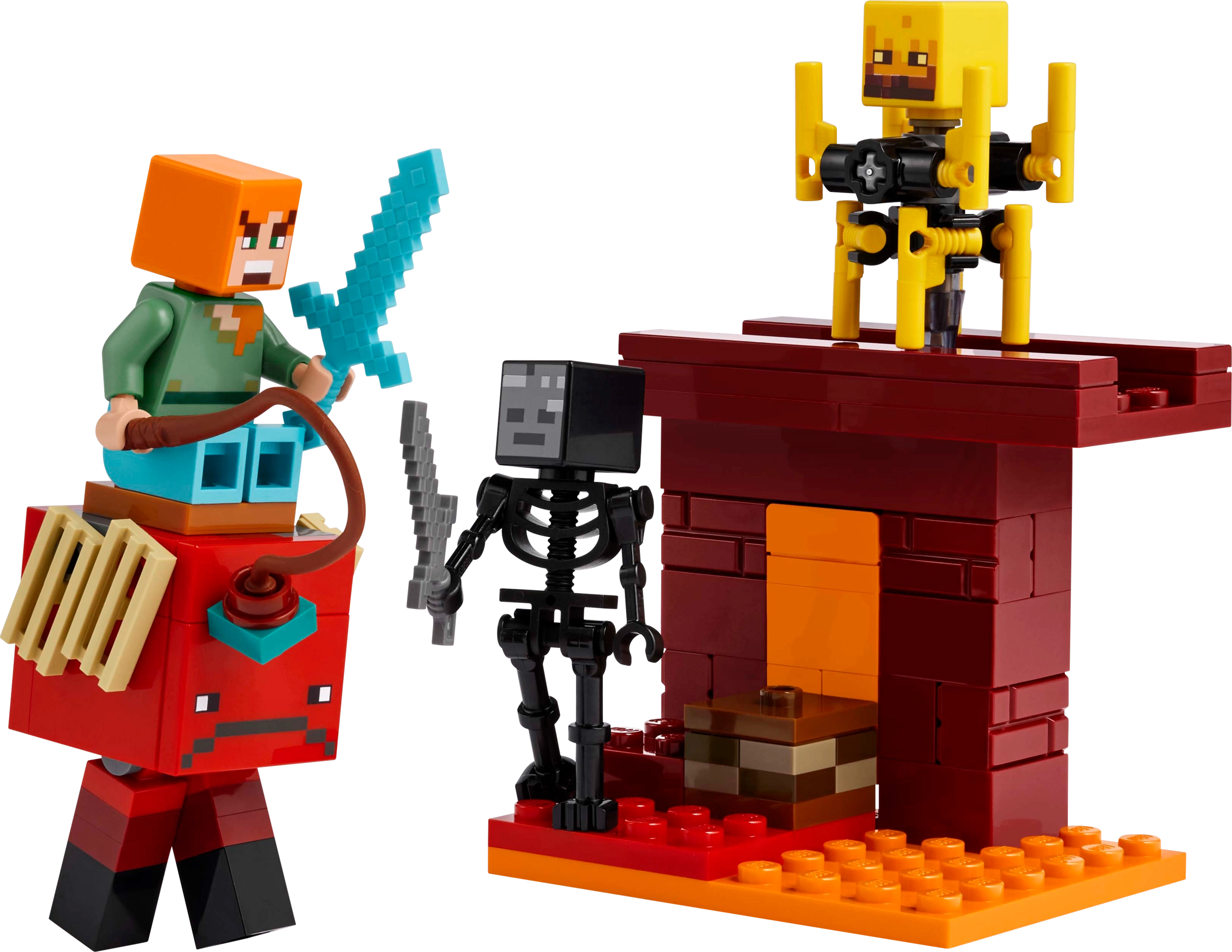 LEGO 21266 The Nether Lava Battle