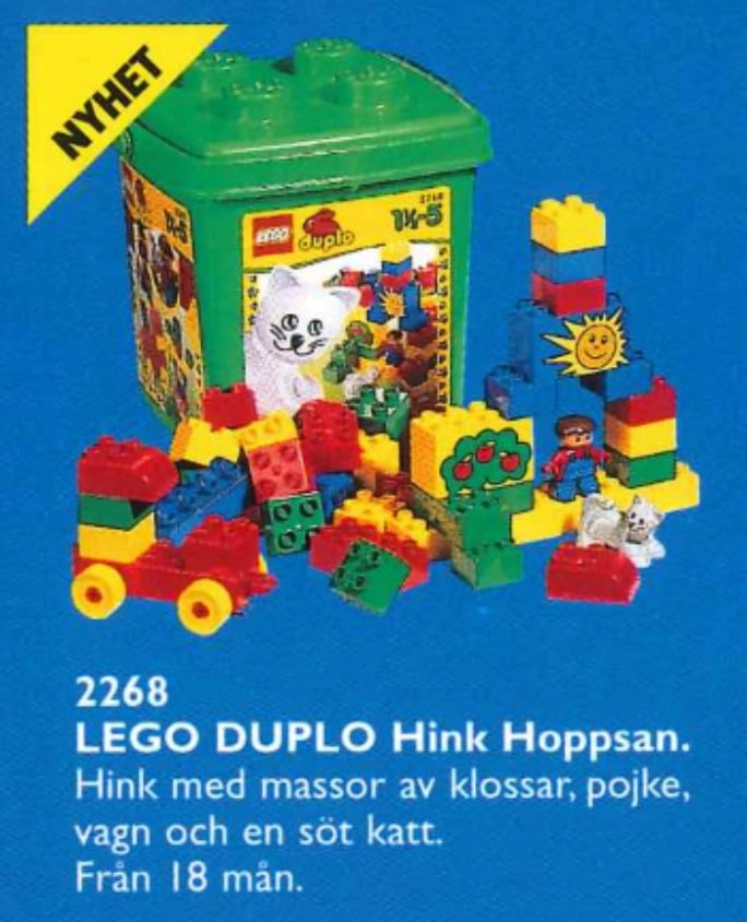 LEGO 2268 Katie Cat Bucket