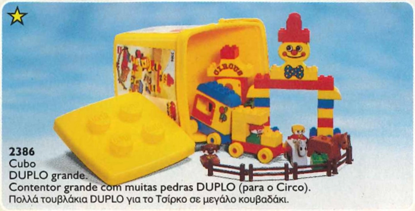 LEGO 2386 Circus Bucket