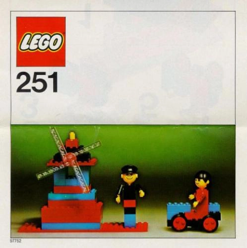 LEGO 251 Windmill with Miller and his Wife