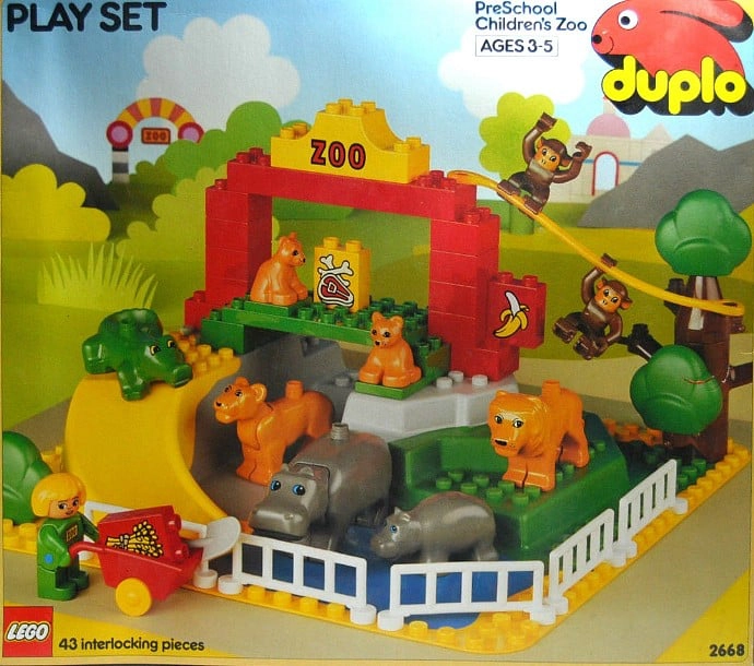 LEGO 2668 Children's Zoo (Zoo Animal Antics)