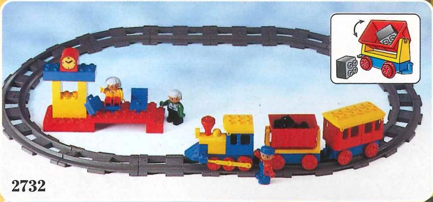 LEGO 2732 Push-Along Play Train Set