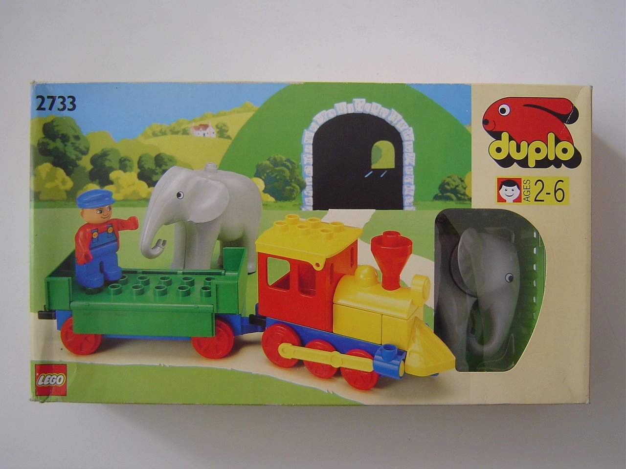 LEGO 2733 Push-Along Play Train (with Elephant)