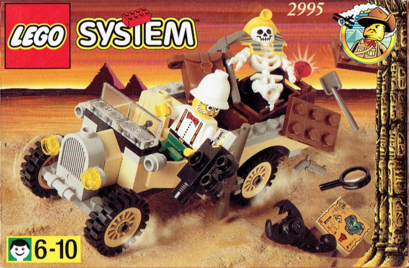 LEGO 2995 Adventurers Car & Skeleton