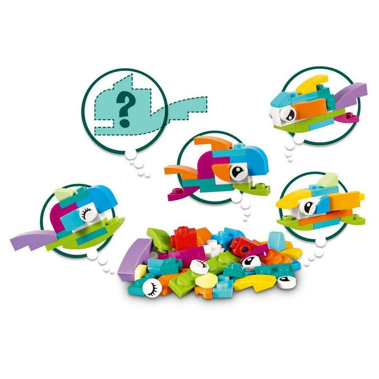 LEGO 30545 Fish Free Builds - Make It Yours