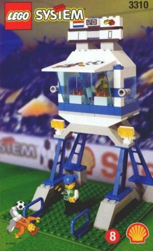 LEGO 3310 Commentator and Press Box