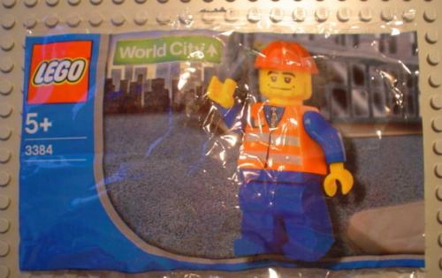 LEGO 3384 Train Worker Chupa Chups Promotional