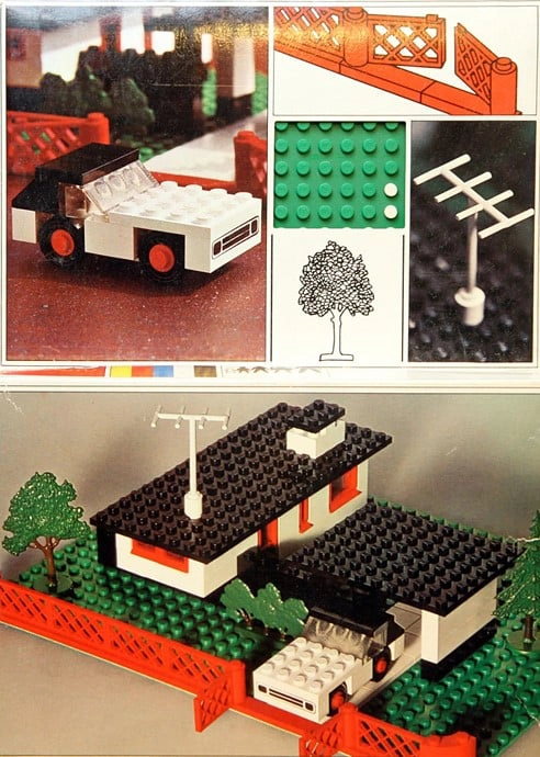 LEGO 345 House with Mini Wheel Car