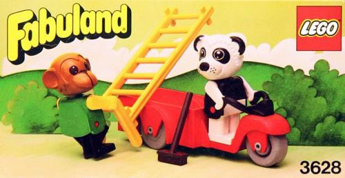 LEGO 3628 Perry Panda & Chester Chimp