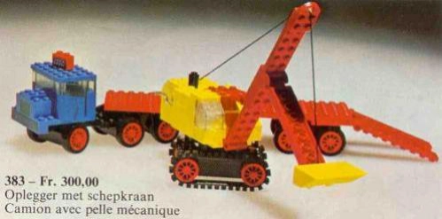 LEGO 383 Truck with Excavator