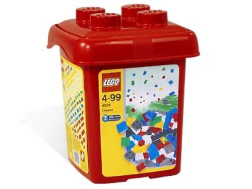 LEGO 4029 Build with Bricks Bucket {Red Bucket}