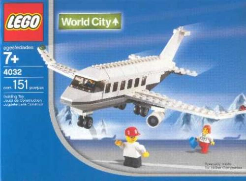 LEGO 4032 Passenger Plane - Snowflake Version