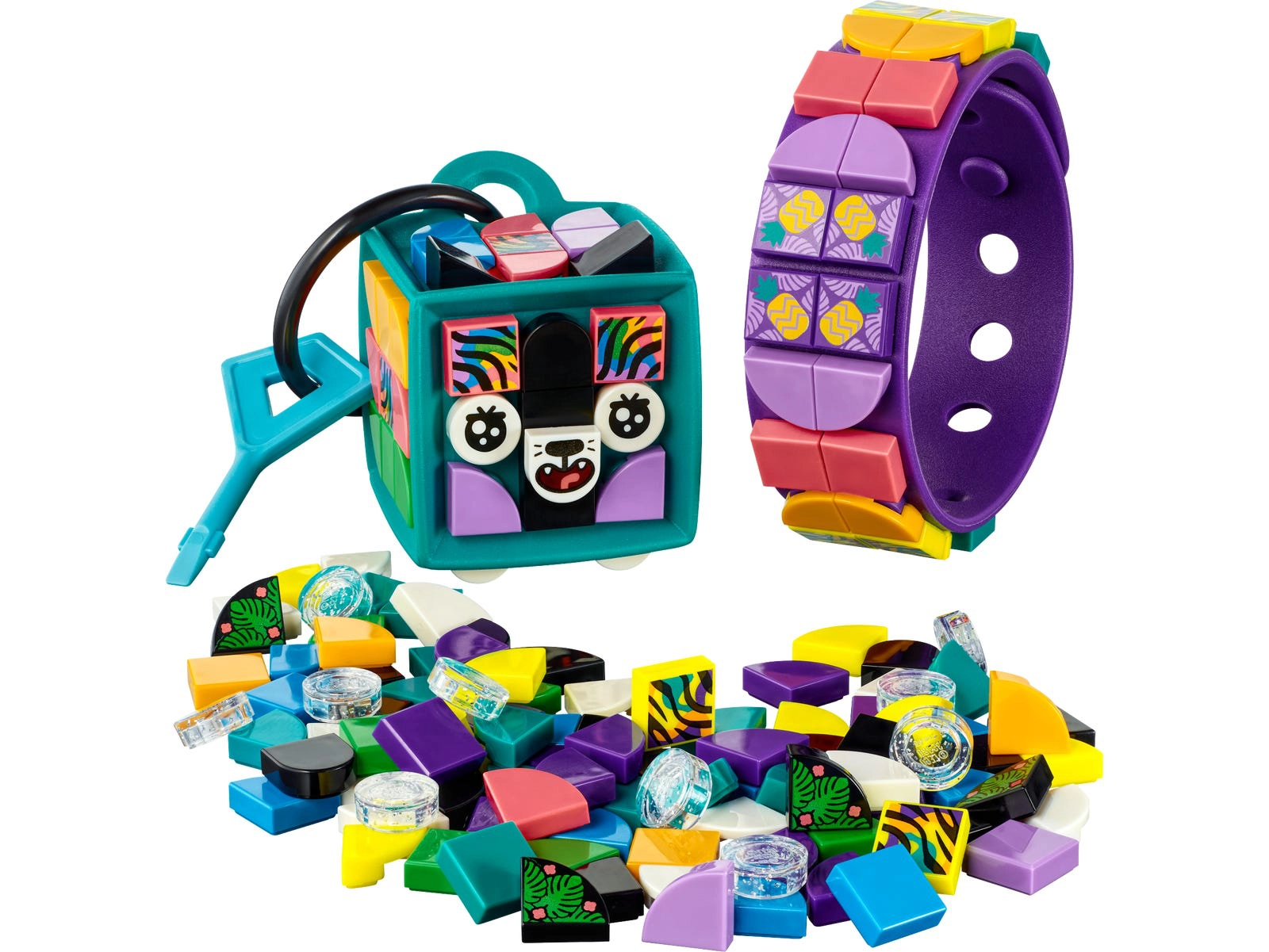 LEGO 41945 Neon Tiger Bracelet & Bag Tag