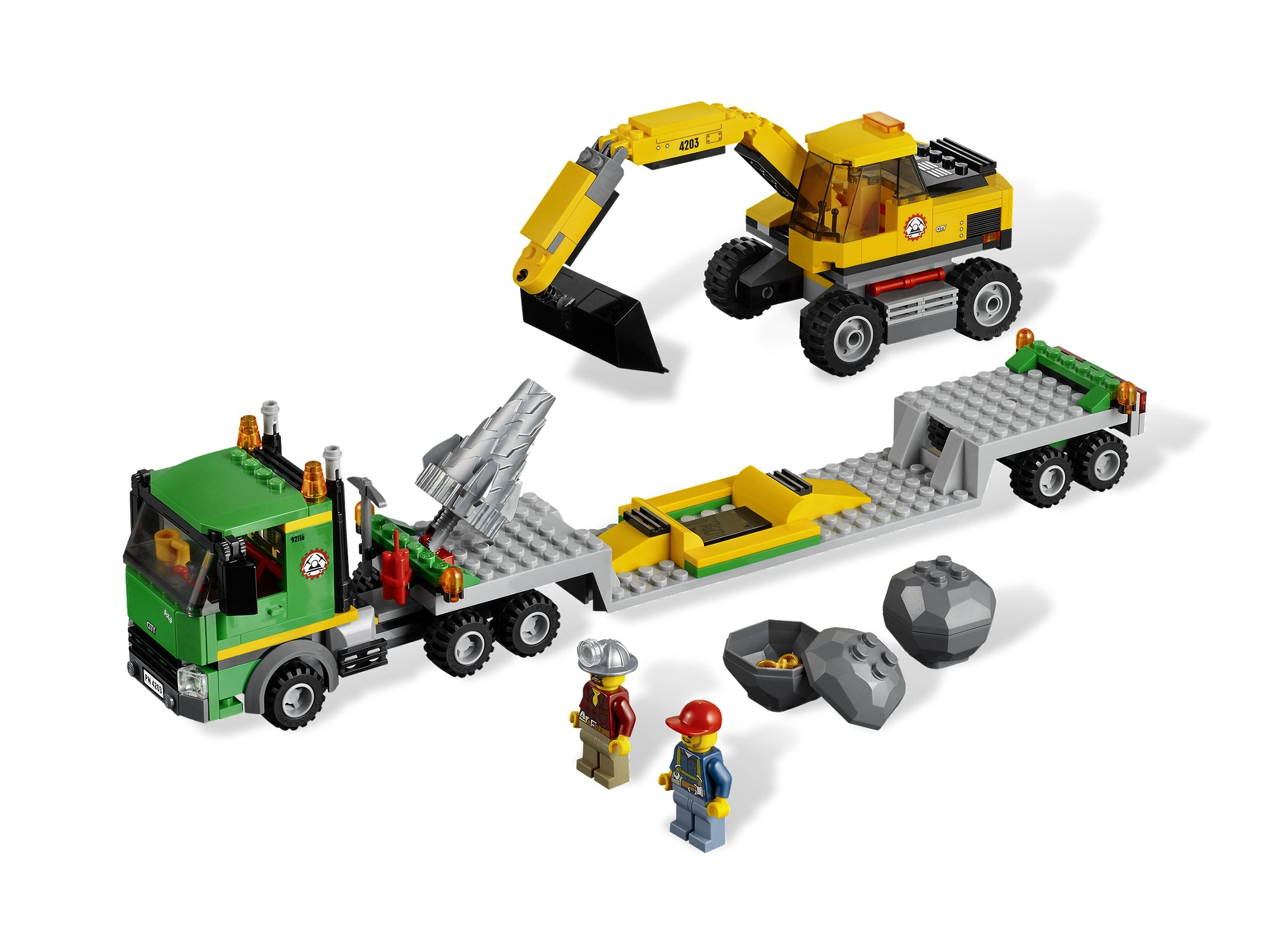 LEGO 4203 Excavator Transport