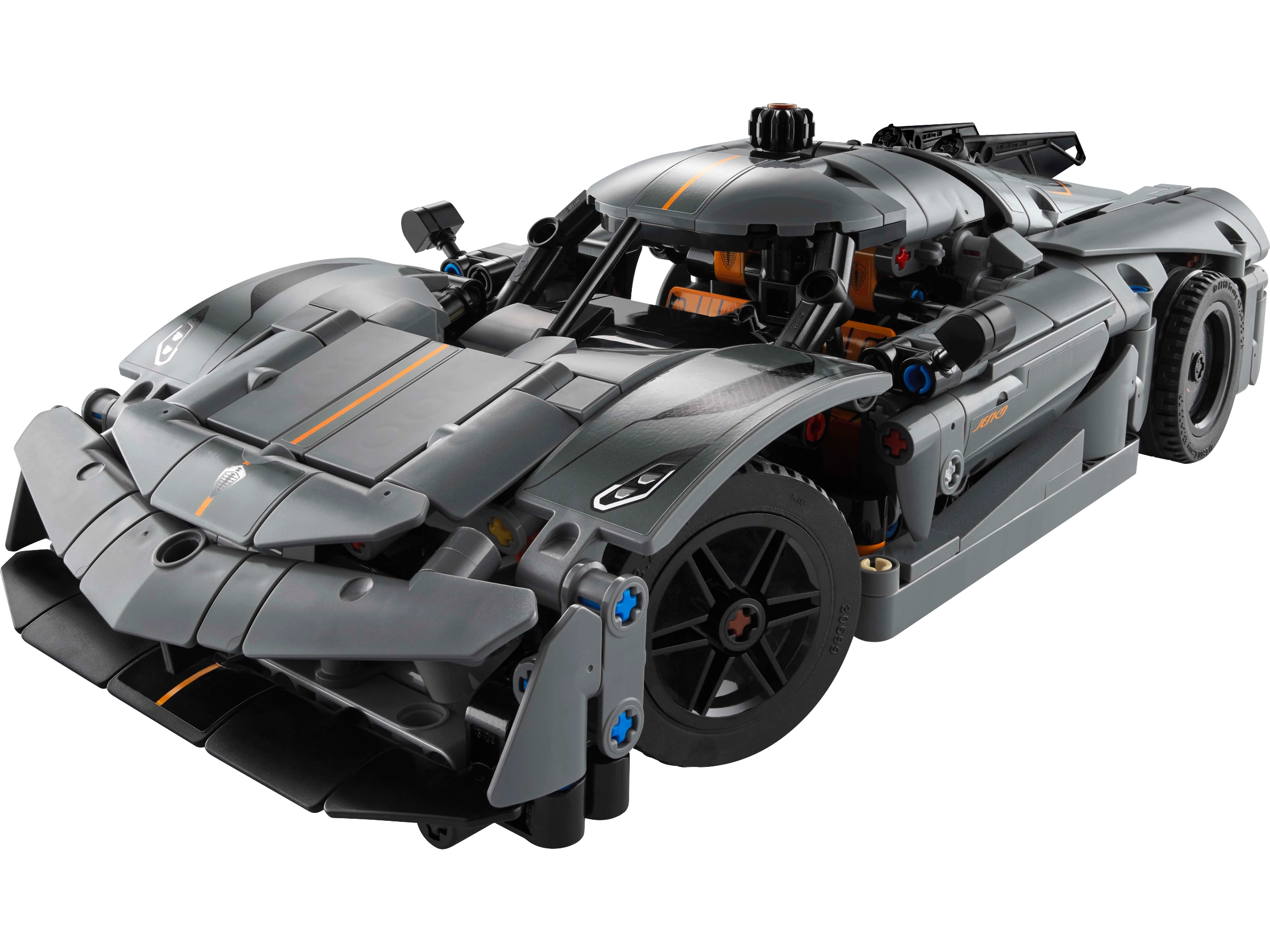 LEGO 42173 Koenigsegg Jesko Absolut Grey Hypercar