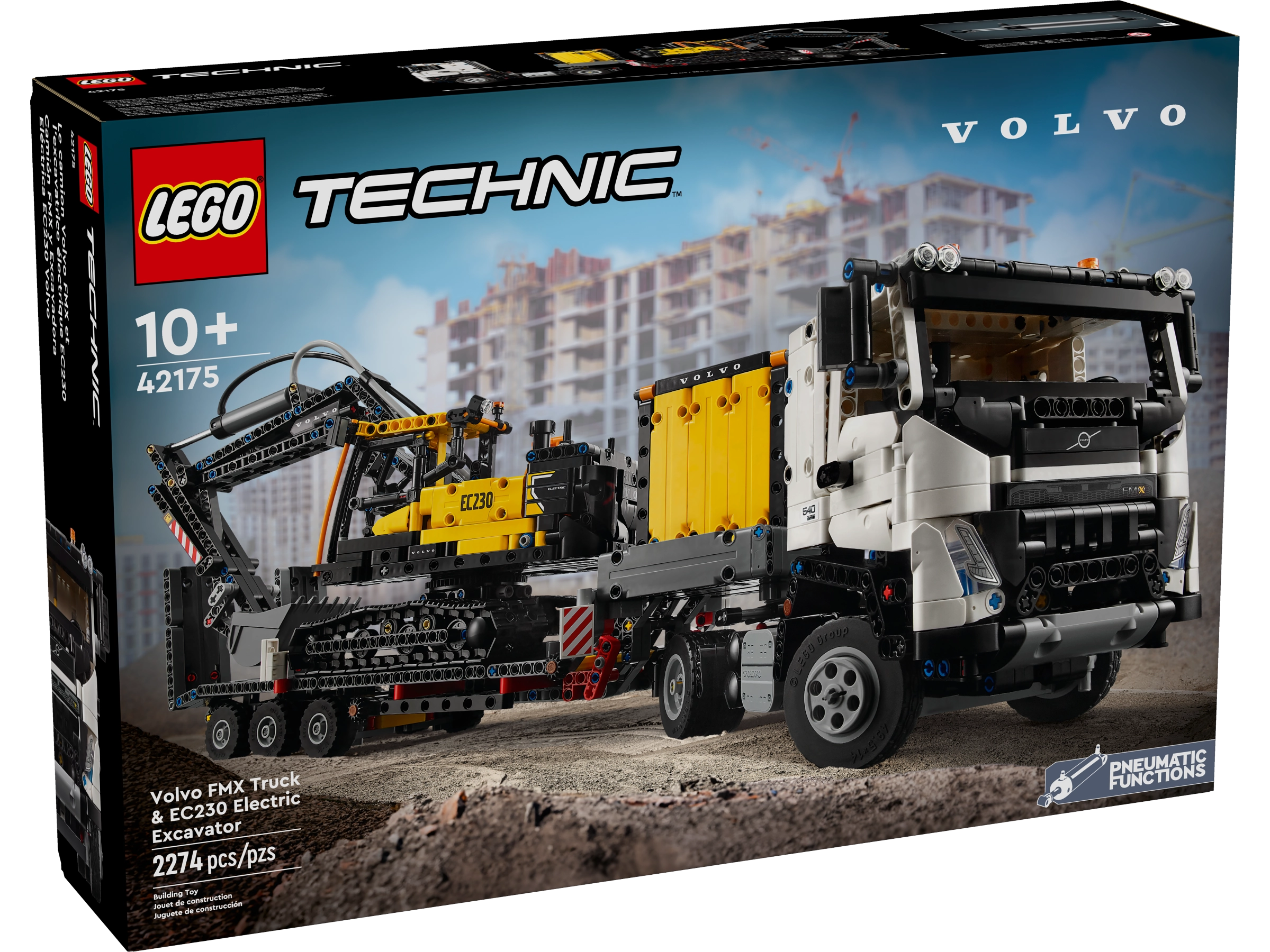 LEGO 42175 Volvo FMX Truck & EC230 Electric Excavator