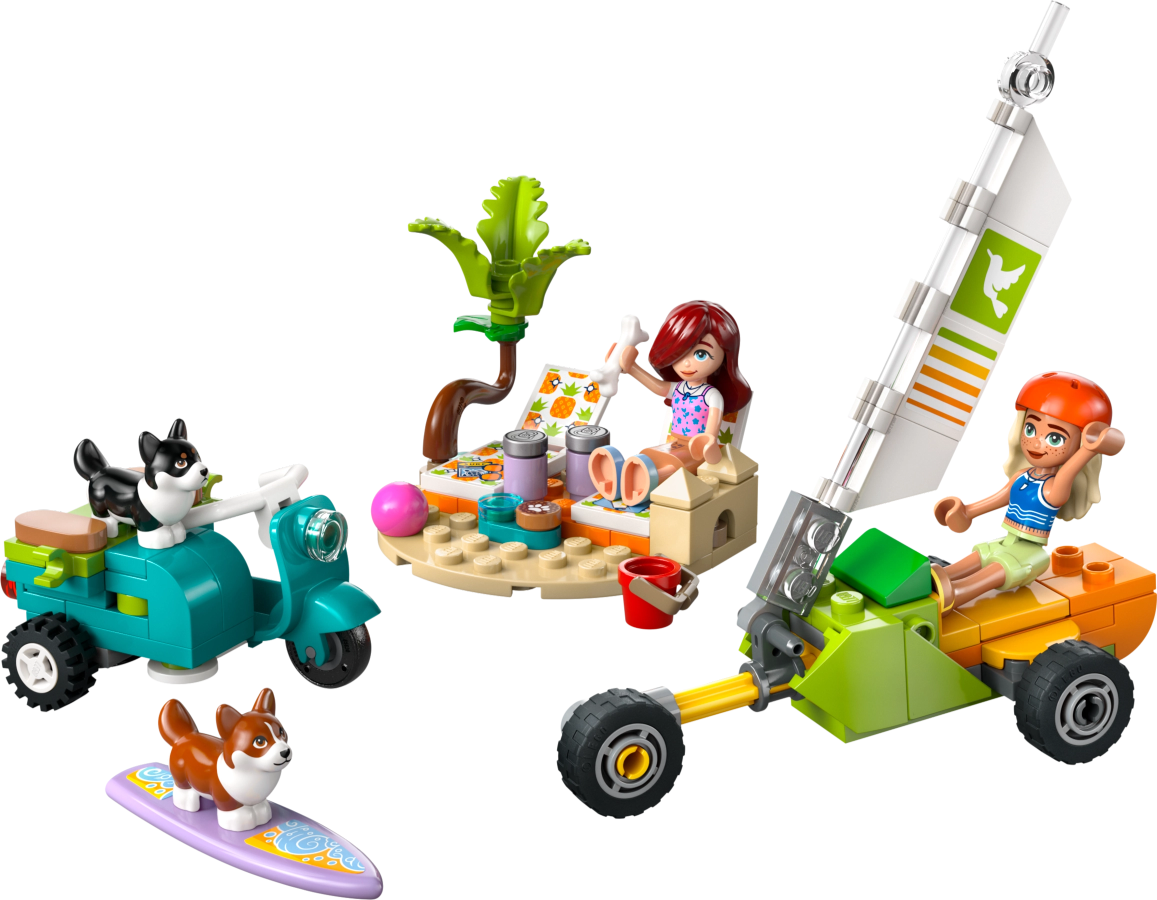 LEGO 42641 Surfing Dogs and Scooter Adventure