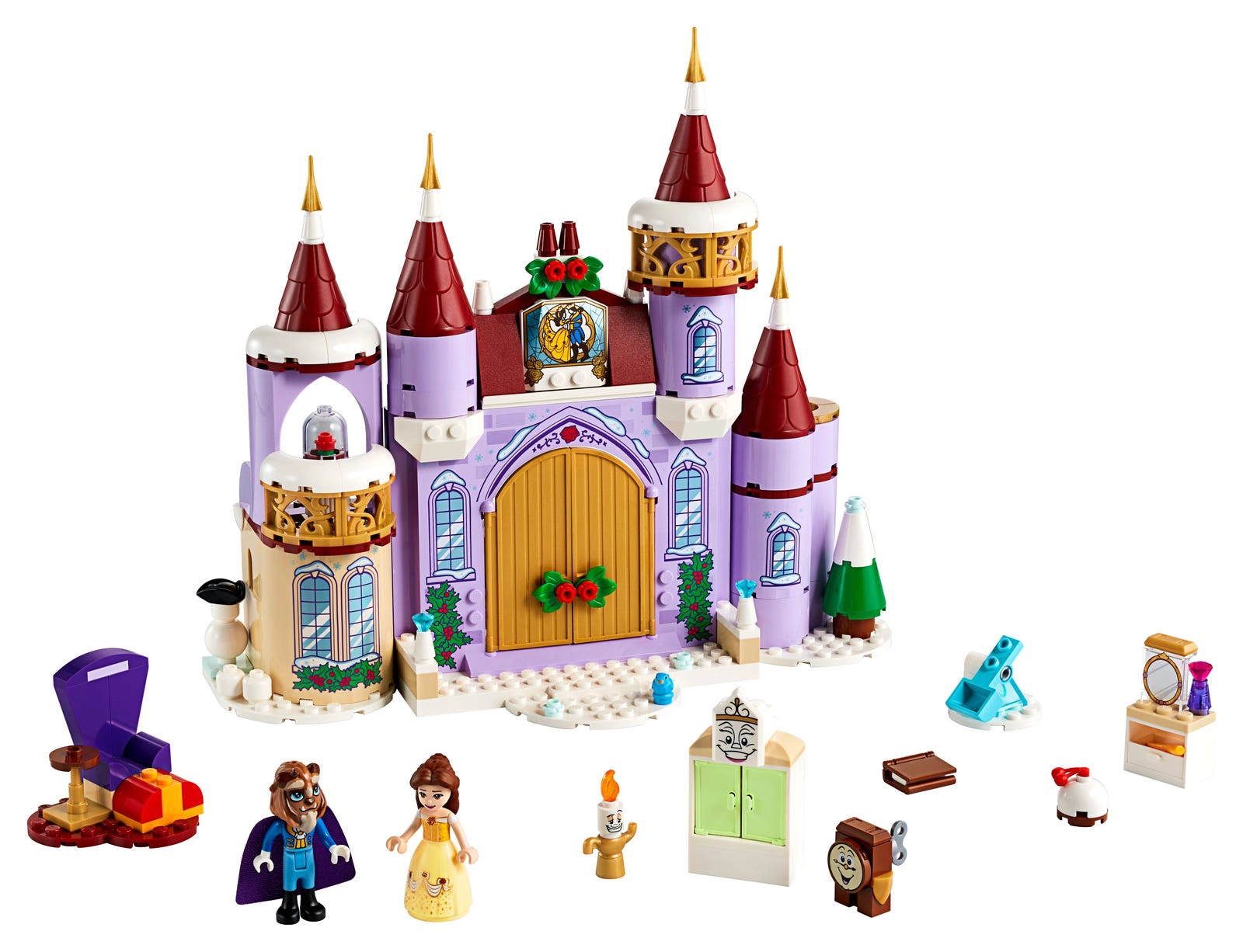 LEGO 43180 Belle's Castle Winter Celebration