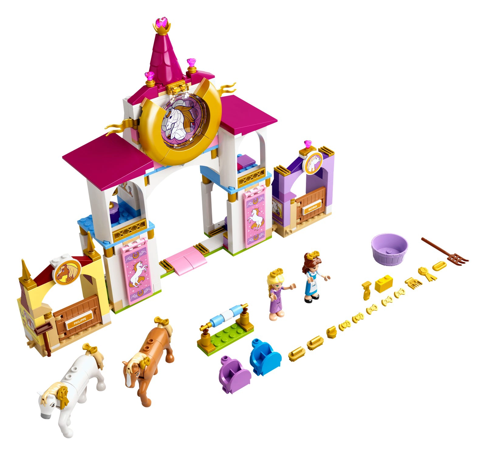 LEGO 43195 Belle and Rapunzel's Royal Stables