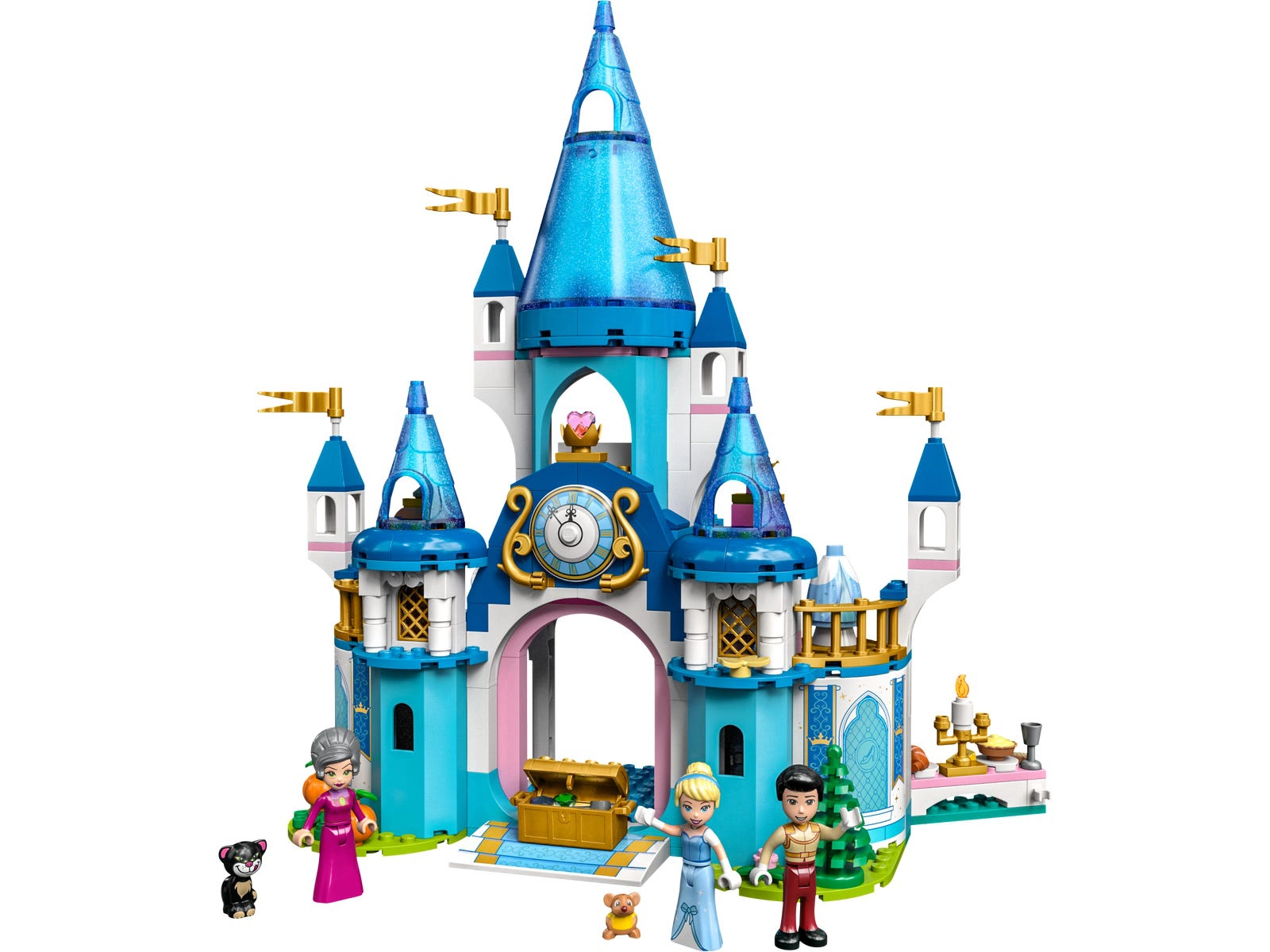 LEGO 43206 Cinderella and Prince Charming's Castle