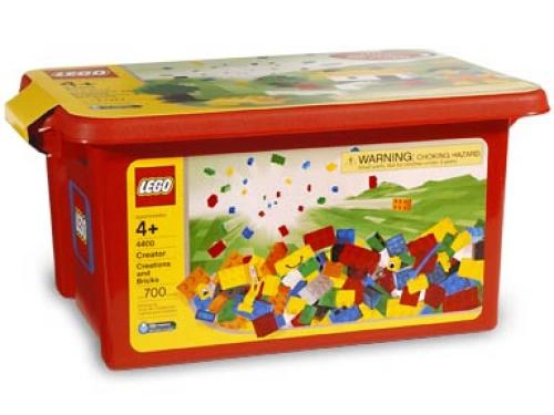 LEGO 4400 Creations and Bricks {Red Tub}