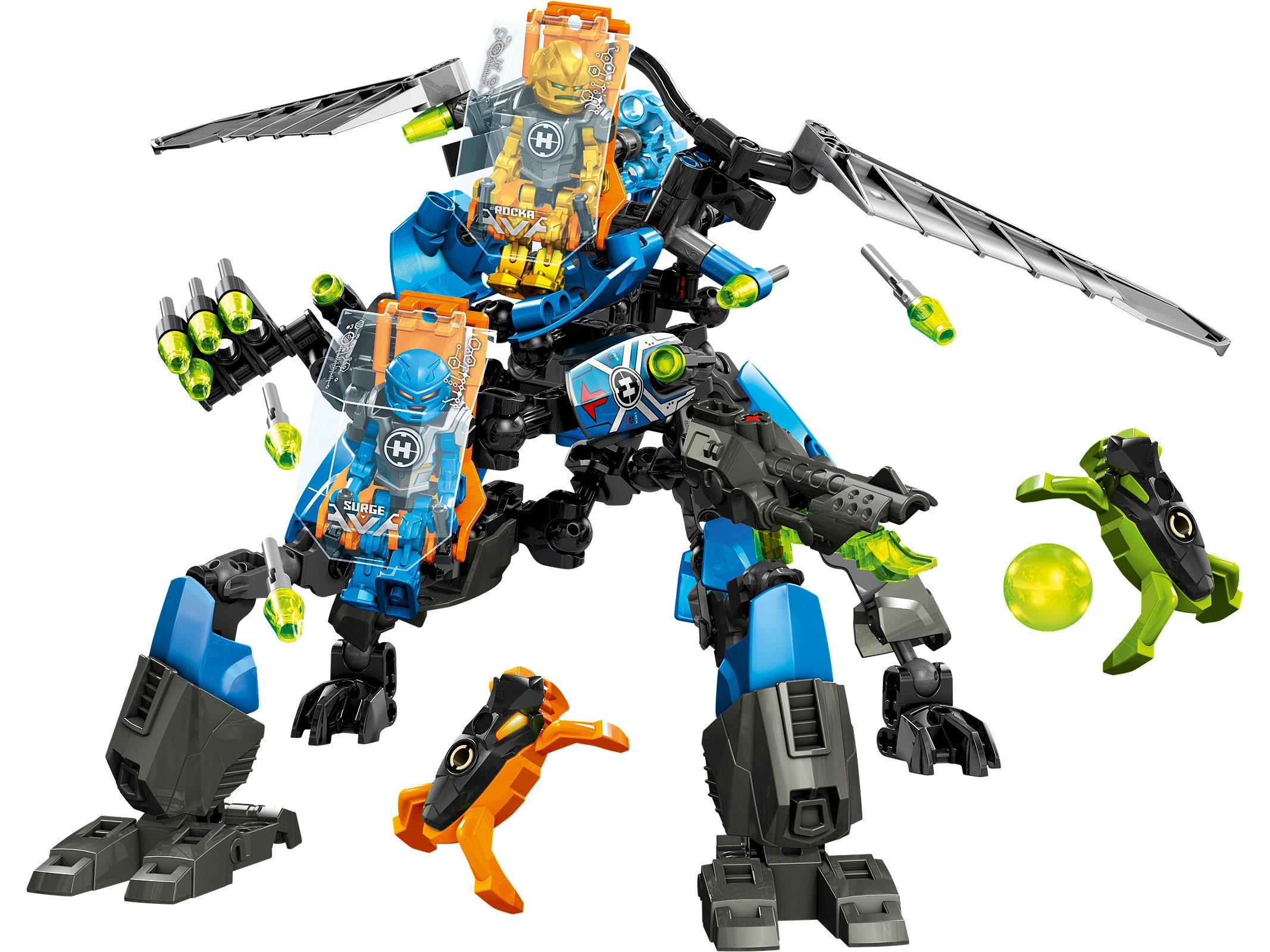 LEGO 44028 SURGE & ROCKA Combat Machine