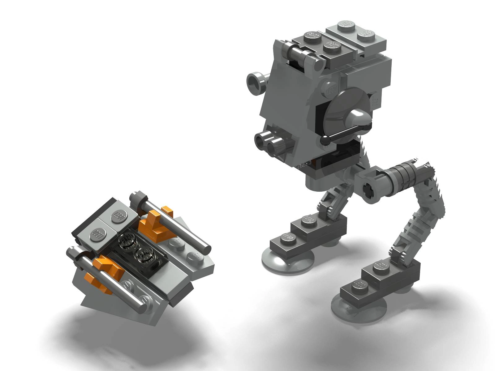 LEGO 4486 AT-ST & Snowspeeder - Mini