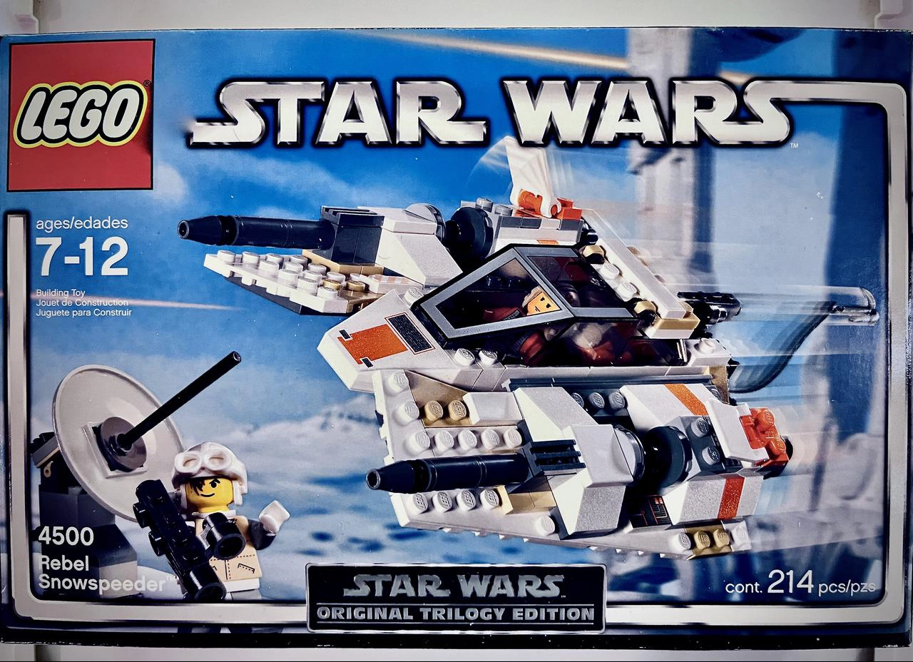 LEGO 4500 "Rebel Snowspeeder [Redesign], Original Trilogy Edition box"