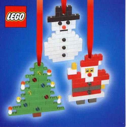 LEGO 4759 Three Christmas Decorations - Santa Tree and Snowman