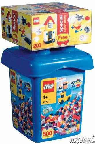 LEGO 5370 Large Make and Create Bucket with Special LEGO Bonus Bricks