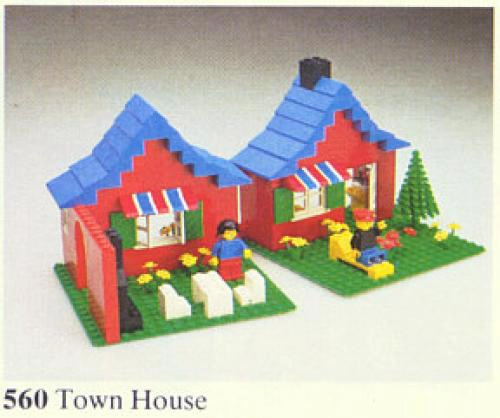 LEGO 560 Town House with Garden