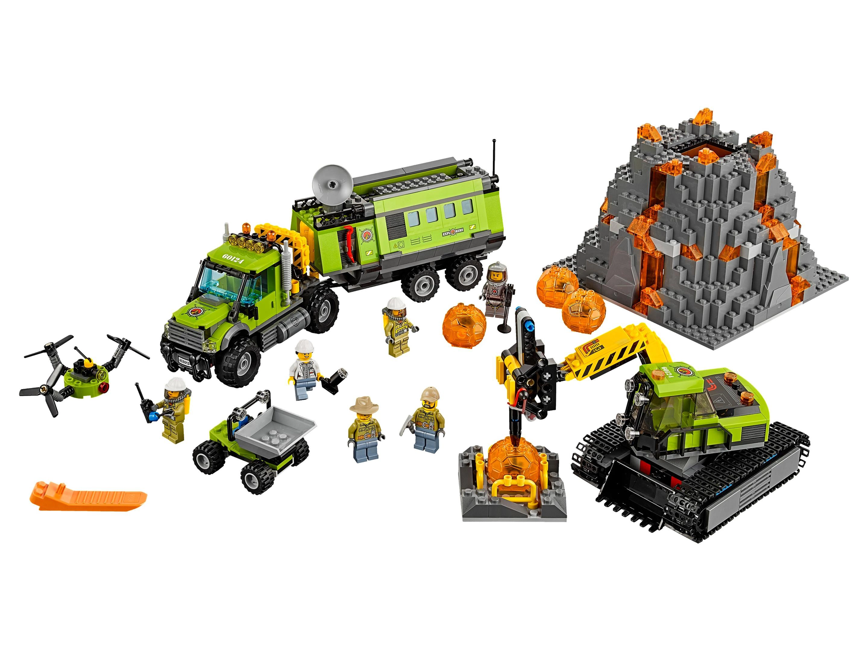 LEGO 60124 Volcano Exploration Base