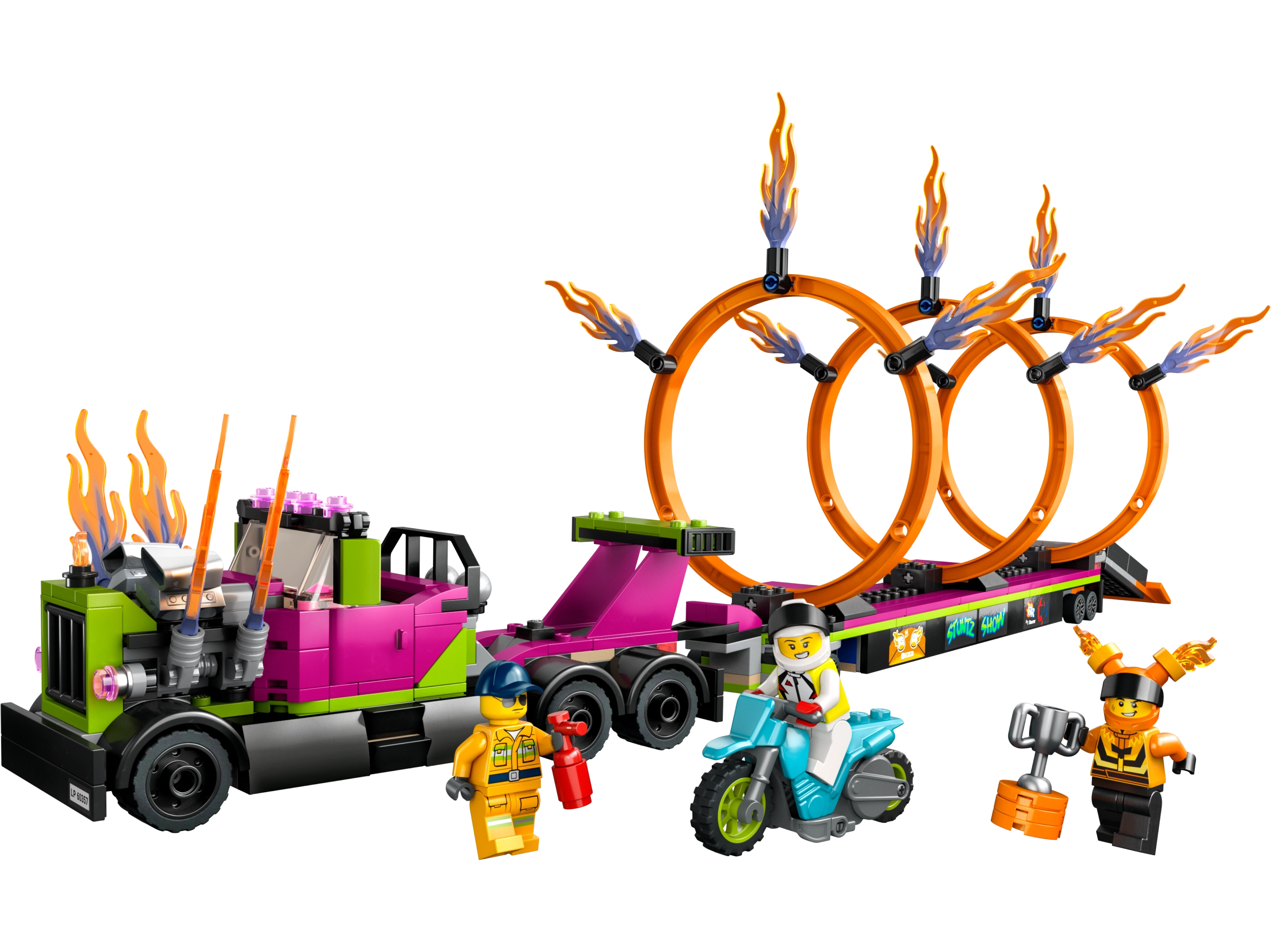 LEGO 60357 Stunt Truck & Ring of Fire Challenge