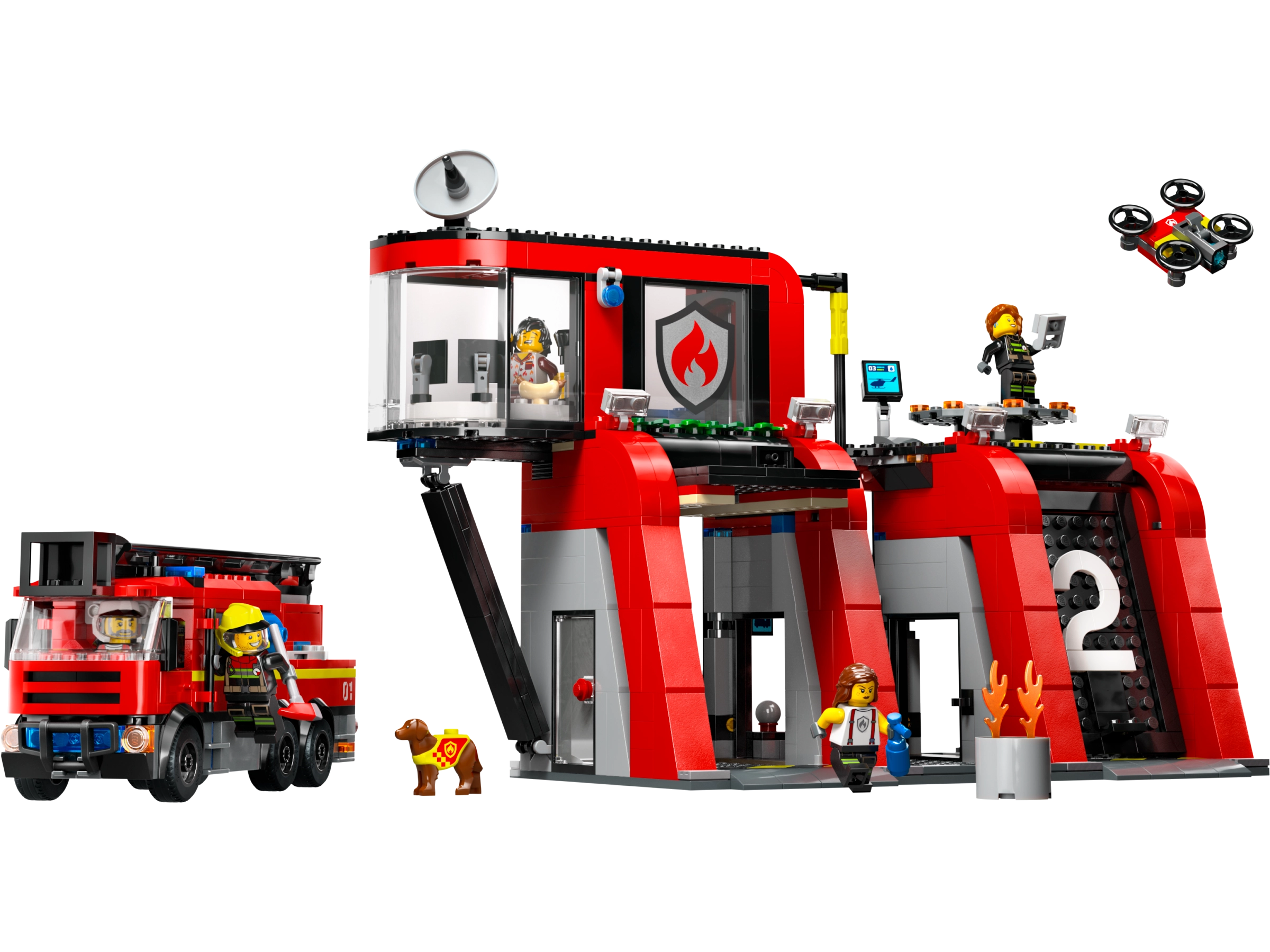 LEGO 60414 Fire Station with Fire Truck