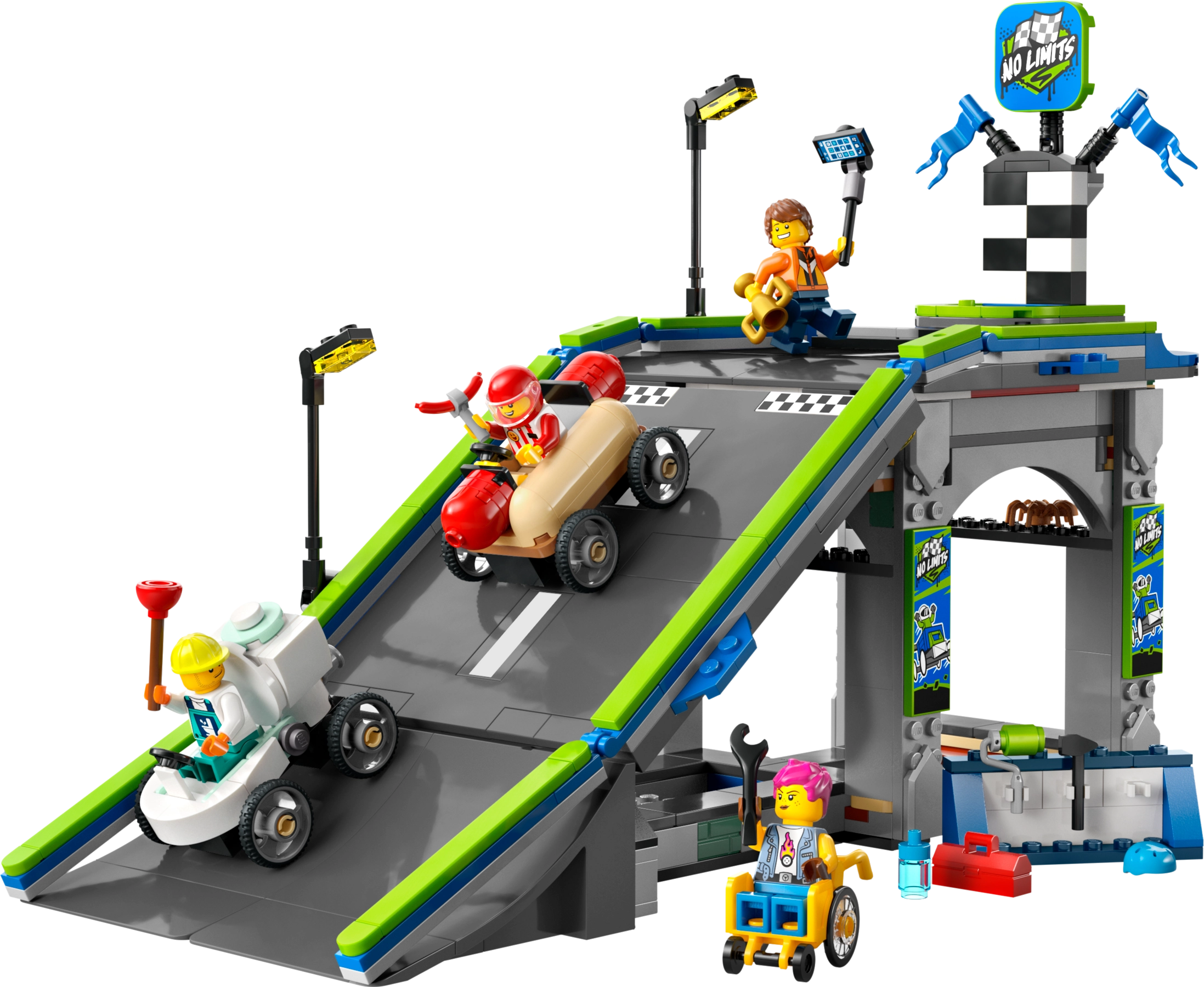 LEGO 60460 No Limits: Race Car Ramp Track