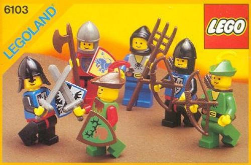 LEGO 6103 Castle Mini Figures