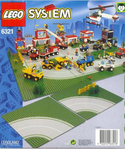 LEGO 6321 Curved Road Plates