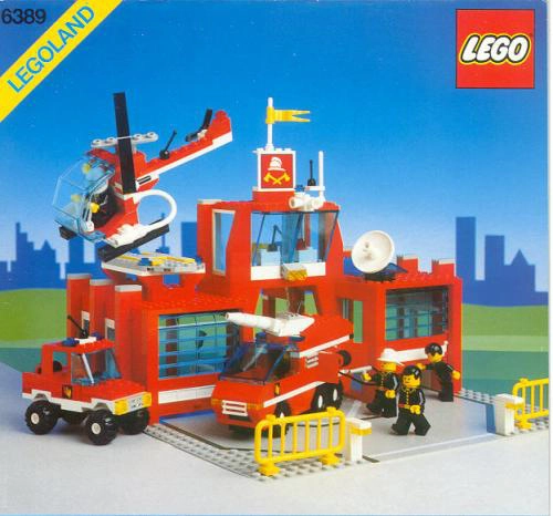 LEGO 6389 Fire Control Center