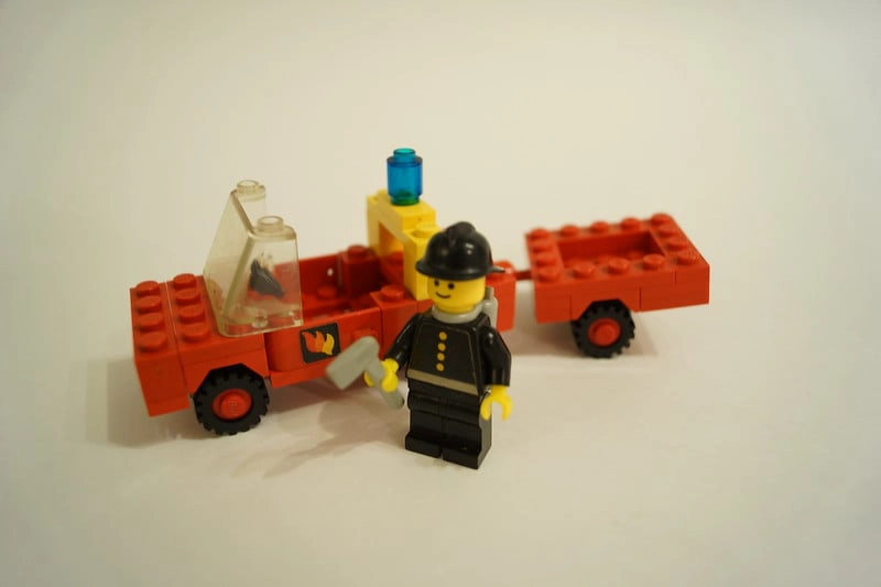 LEGO 640 Fire Truck and Trailer