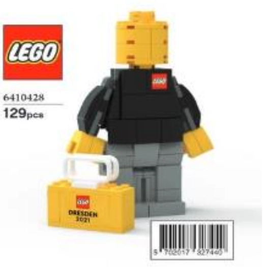 LEGO 6410428 Dresden Brand Store Opening Associate Figure