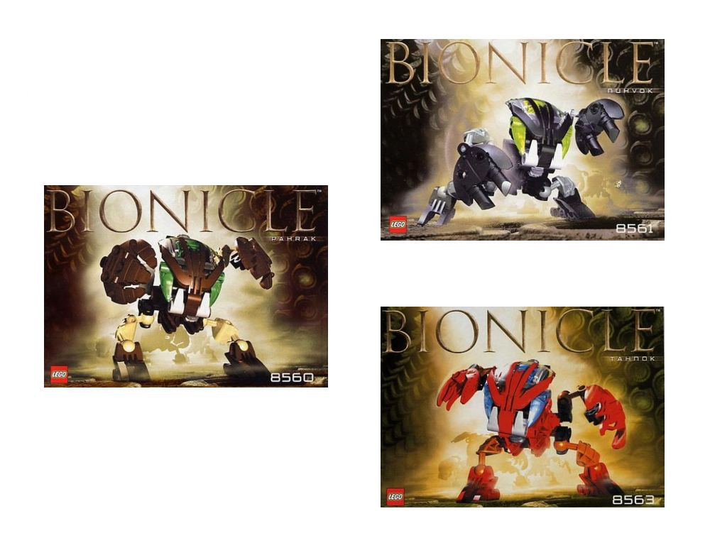 LEGO 65127 Bohrok Co-Pack (contains 8560 8561 8563)