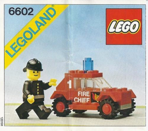 LEGO 6602 Fire Chief's Car